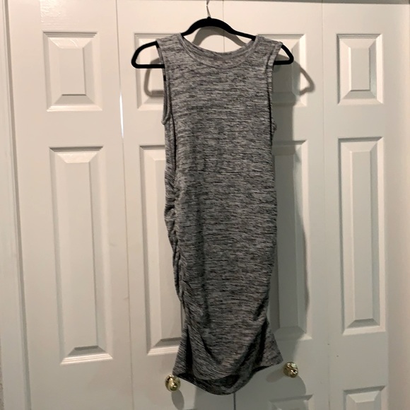 Joe Fresh short fitted sleeveless grey dress, size medium - Picture 1 of 5